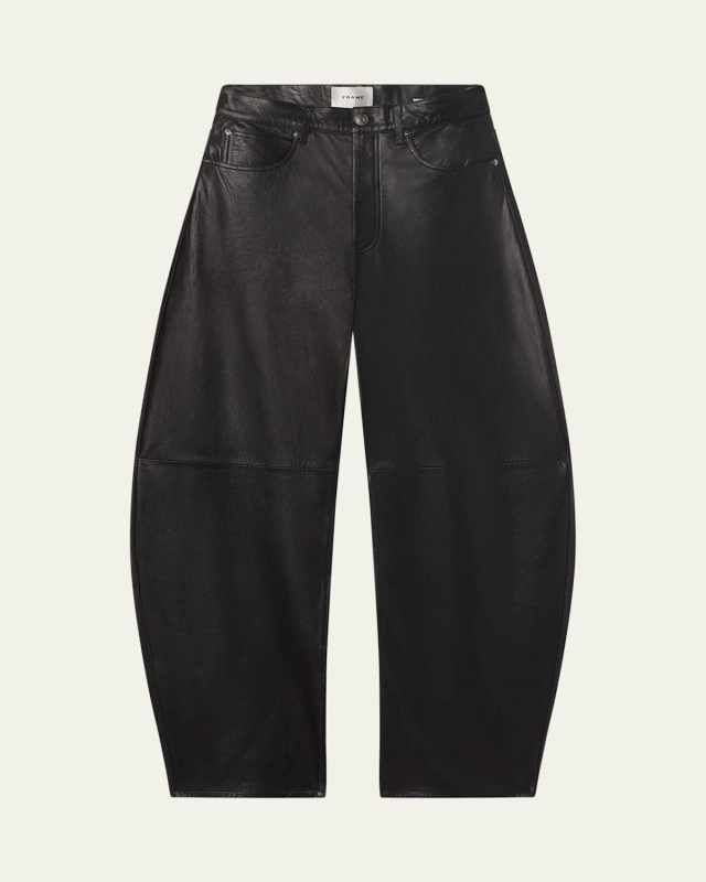 The Leather Bubble Jeans